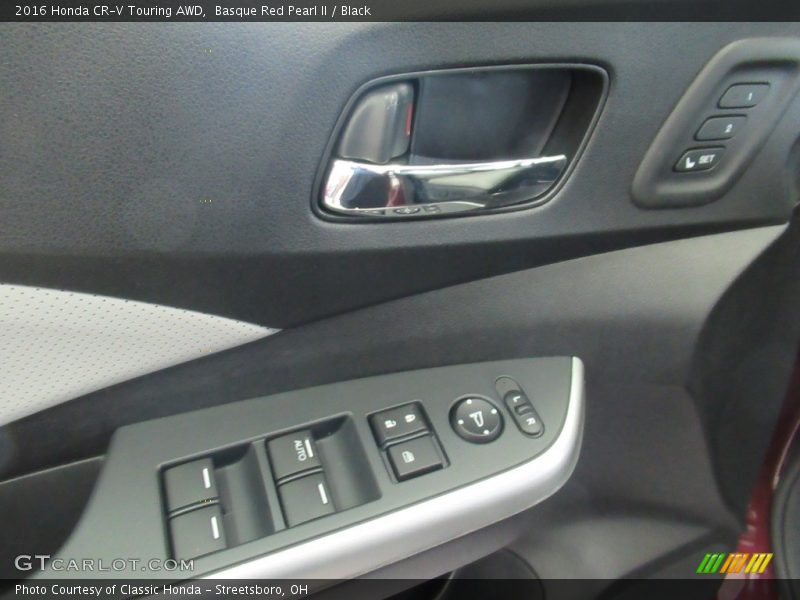 Basque Red Pearl II / Black 2016 Honda CR-V Touring AWD