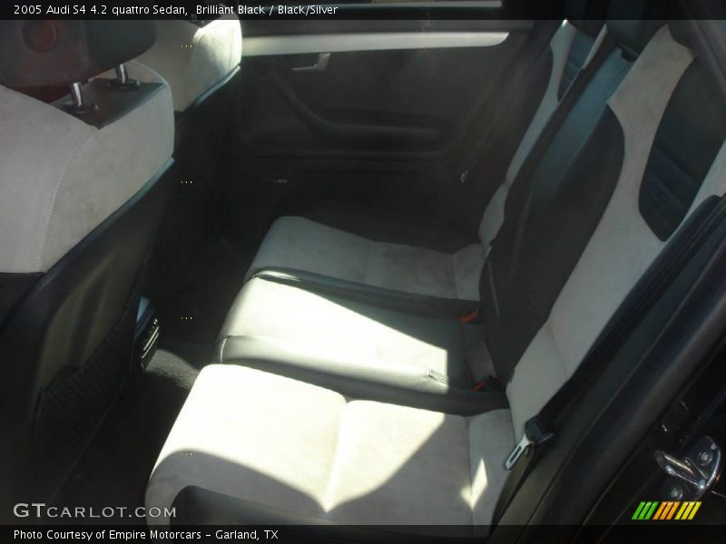 Brilliant Black / Black/Silver 2005 Audi S4 4.2 quattro Sedan