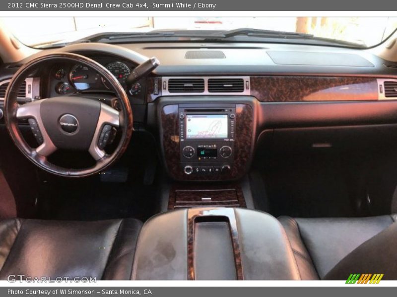 Summit White / Ebony 2012 GMC Sierra 2500HD Denali Crew Cab 4x4