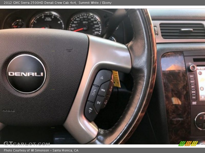 Summit White / Ebony 2012 GMC Sierra 2500HD Denali Crew Cab 4x4
