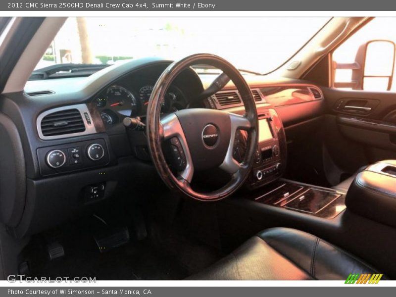 Summit White / Ebony 2012 GMC Sierra 2500HD Denali Crew Cab 4x4