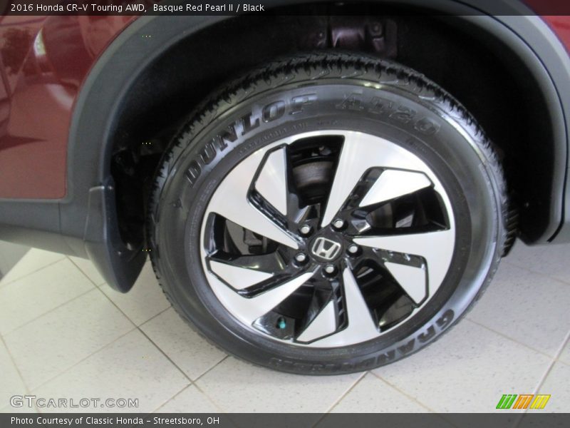 Basque Red Pearl II / Black 2016 Honda CR-V Touring AWD