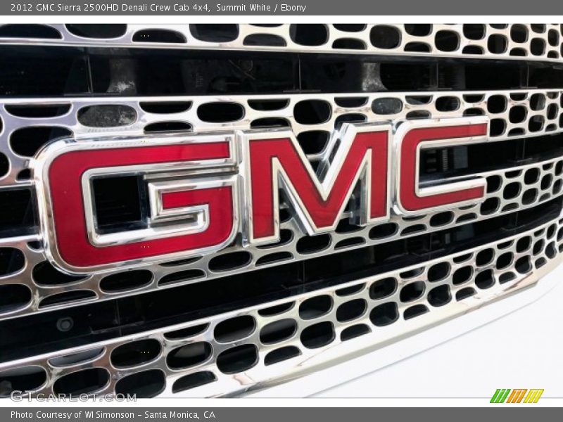 Summit White / Ebony 2012 GMC Sierra 2500HD Denali Crew Cab 4x4