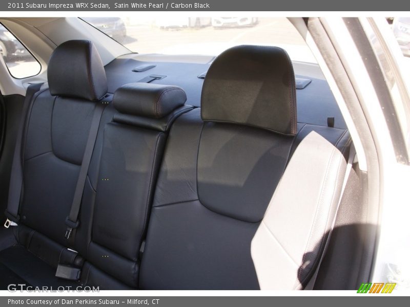 Satin White Pearl / Carbon Black 2011 Subaru Impreza WRX Sedan