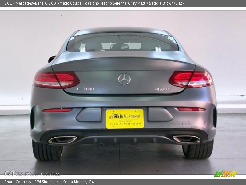 designo Magno Selenite Grey Matt / Saddle Brown/Black 2017 Mercedes-Benz C 300 4Matic Coupe