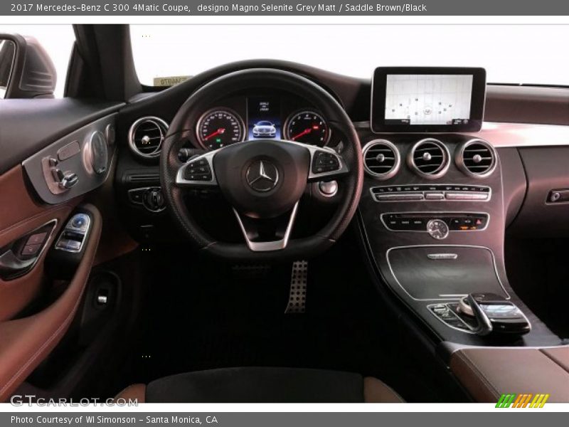 designo Magno Selenite Grey Matt / Saddle Brown/Black 2017 Mercedes-Benz C 300 4Matic Coupe