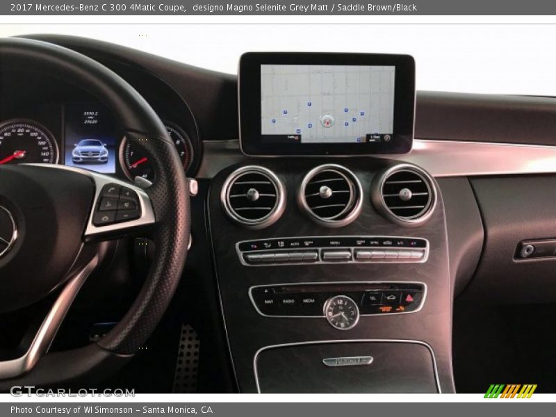 designo Magno Selenite Grey Matt / Saddle Brown/Black 2017 Mercedes-Benz C 300 4Matic Coupe