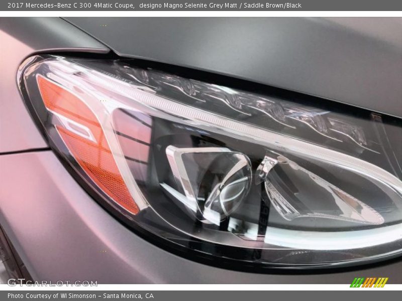 designo Magno Selenite Grey Matt / Saddle Brown/Black 2017 Mercedes-Benz C 300 4Matic Coupe