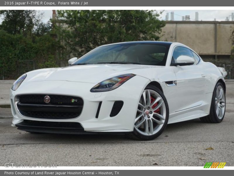 Polaris White / Jet 2016 Jaguar F-TYPE R Coupe