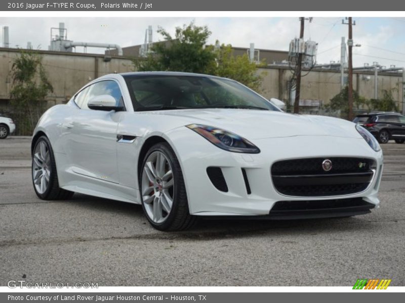 Polaris White / Jet 2016 Jaguar F-TYPE R Coupe
