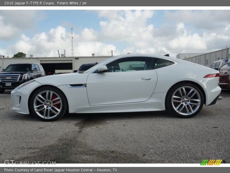 Polaris White / Jet 2016 Jaguar F-TYPE R Coupe