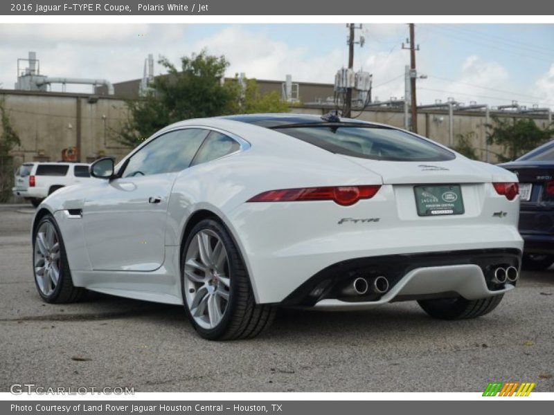 Polaris White / Jet 2016 Jaguar F-TYPE R Coupe