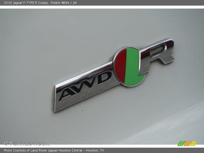 Polaris White / Jet 2016 Jaguar F-TYPE R Coupe