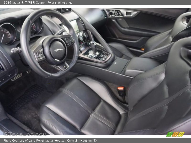Polaris White / Jet 2016 Jaguar F-TYPE R Coupe