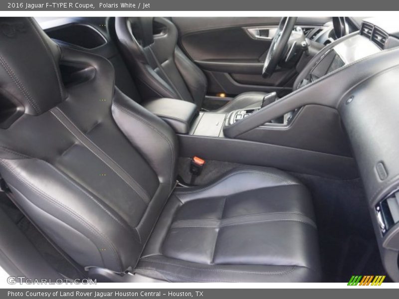 Polaris White / Jet 2016 Jaguar F-TYPE R Coupe