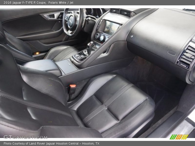 Polaris White / Jet 2016 Jaguar F-TYPE R Coupe