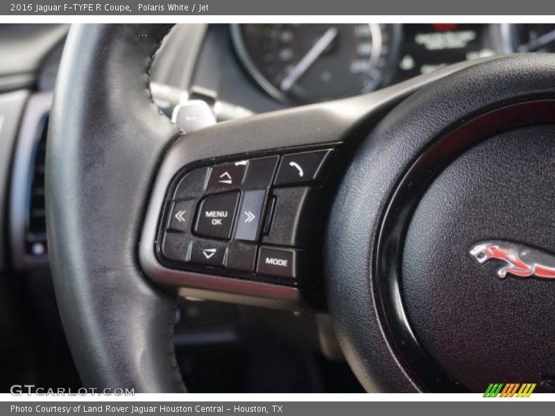 Polaris White / Jet 2016 Jaguar F-TYPE R Coupe