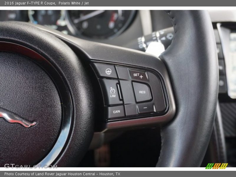 Polaris White / Jet 2016 Jaguar F-TYPE R Coupe