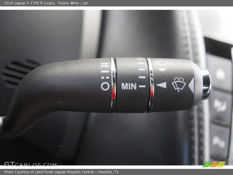 Polaris White / Jet 2016 Jaguar F-TYPE R Coupe
