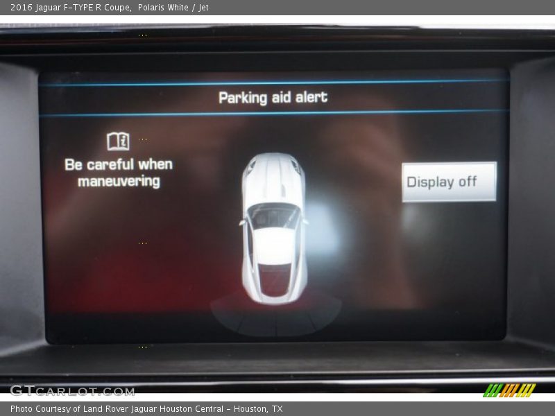 Polaris White / Jet 2016 Jaguar F-TYPE R Coupe