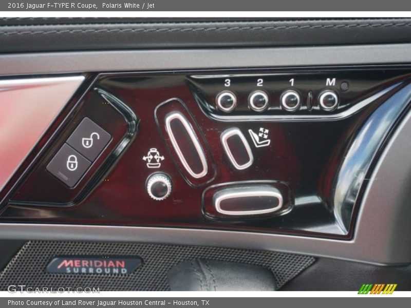 Polaris White / Jet 2016 Jaguar F-TYPE R Coupe