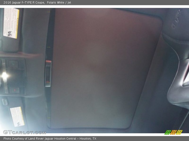 Polaris White / Jet 2016 Jaguar F-TYPE R Coupe