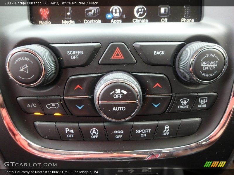 White Knuckle / Black 2017 Dodge Durango SXT AWD