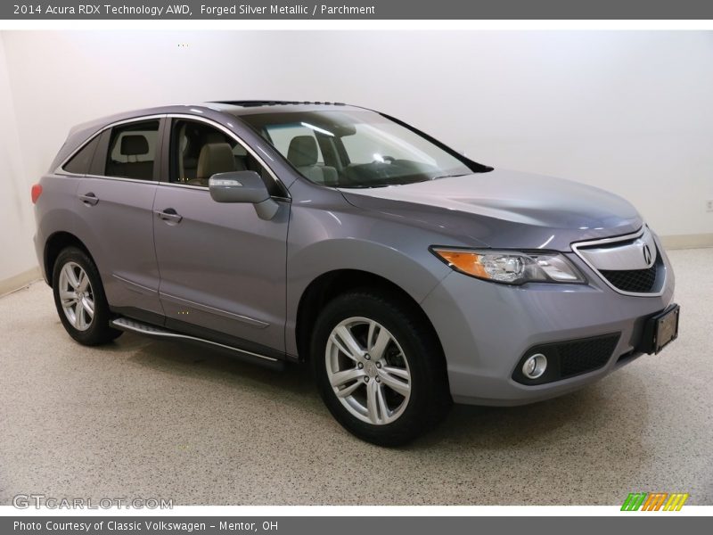 Forged Silver Metallic / Parchment 2014 Acura RDX Technology AWD