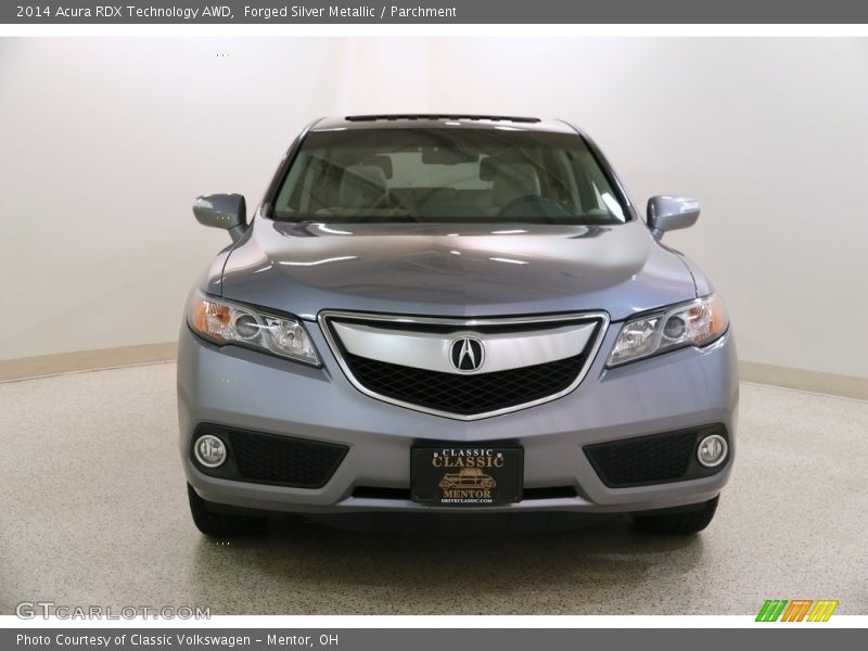 Forged Silver Metallic / Parchment 2014 Acura RDX Technology AWD