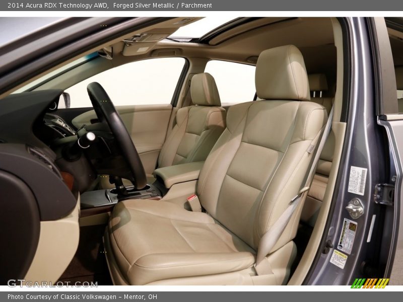 Forged Silver Metallic / Parchment 2014 Acura RDX Technology AWD
