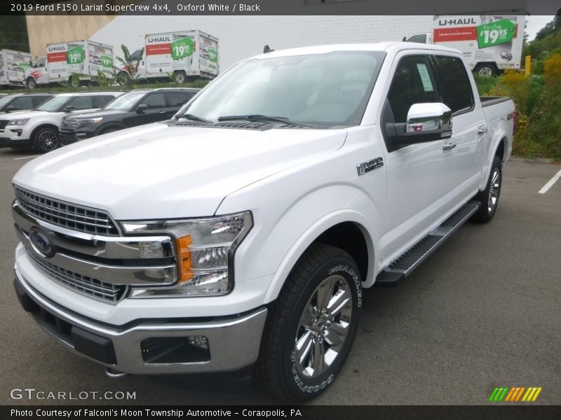 Oxford White / Black 2019 Ford F150 Lariat SuperCrew 4x4