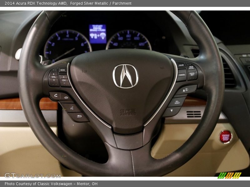 Forged Silver Metallic / Parchment 2014 Acura RDX Technology AWD
