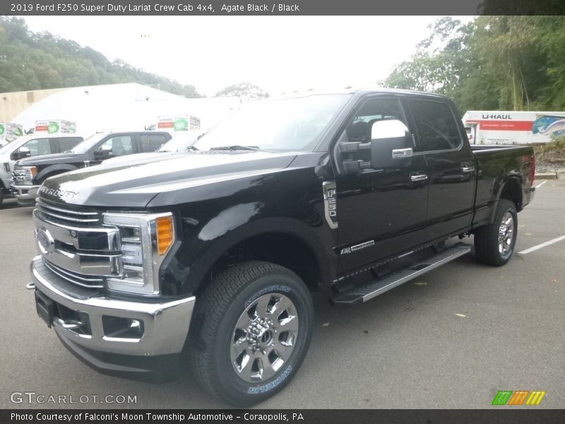 Agate Black / Black 2019 Ford F250 Super Duty Lariat Crew Cab 4x4