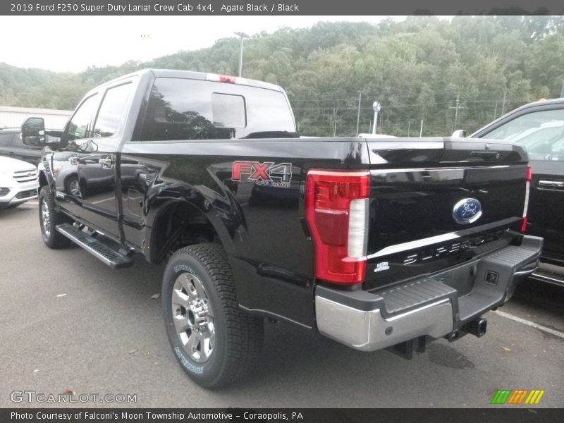 Agate Black / Black 2019 Ford F250 Super Duty Lariat Crew Cab 4x4