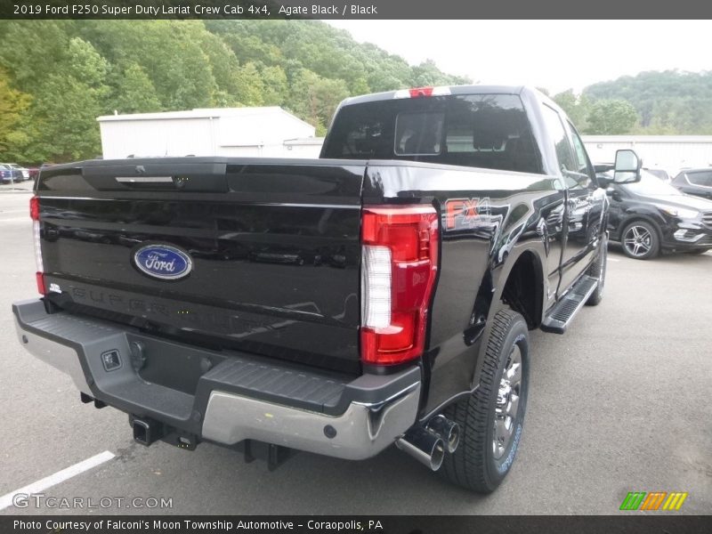Agate Black / Black 2019 Ford F250 Super Duty Lariat Crew Cab 4x4