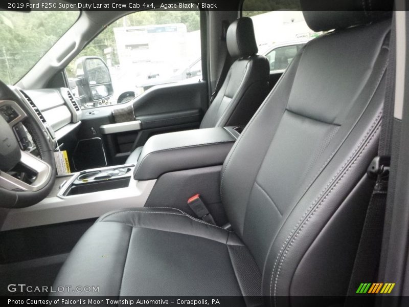 Front Seat of 2019 F250 Super Duty Lariat Crew Cab 4x4