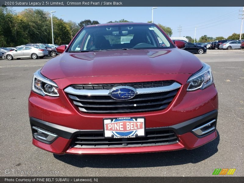 Crimson Red Pearl / Slate Black 2020 Subaru Legacy 2.5i Limited