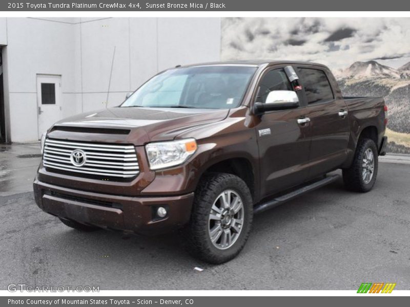 Sunset Bronze Mica / Black 2015 Toyota Tundra Platinum CrewMax 4x4