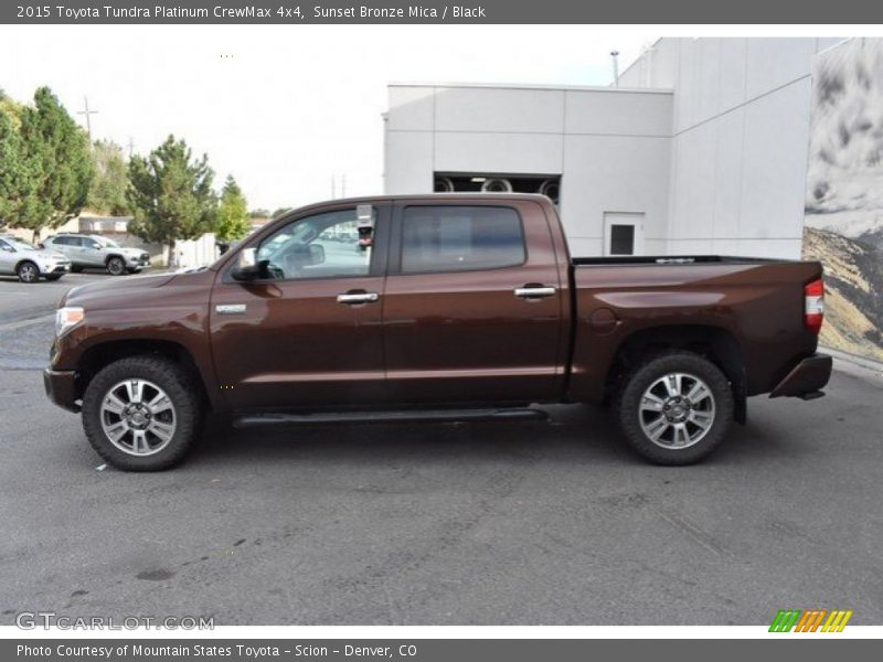 Sunset Bronze Mica / Black 2015 Toyota Tundra Platinum CrewMax 4x4