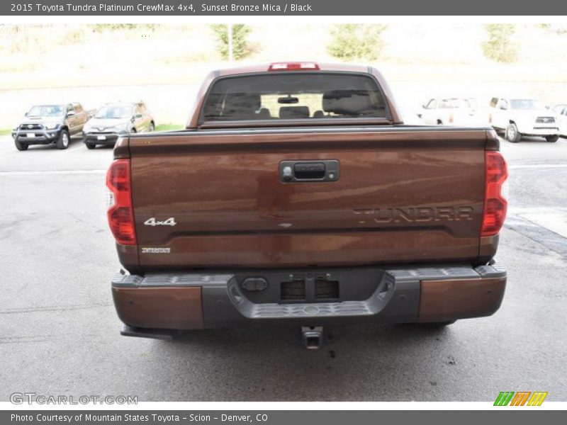 Sunset Bronze Mica / Black 2015 Toyota Tundra Platinum CrewMax 4x4