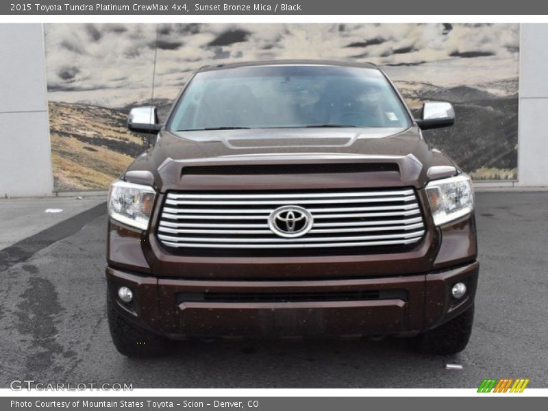Sunset Bronze Mica / Black 2015 Toyota Tundra Platinum CrewMax 4x4