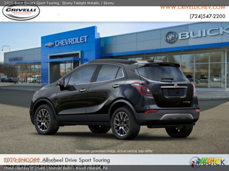 Ebony Twilight Metallic / Ebony 2020 Buick Encore Sport Touring