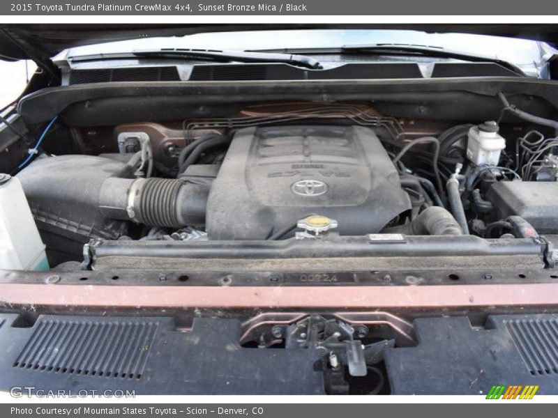 Sunset Bronze Mica / Black 2015 Toyota Tundra Platinum CrewMax 4x4