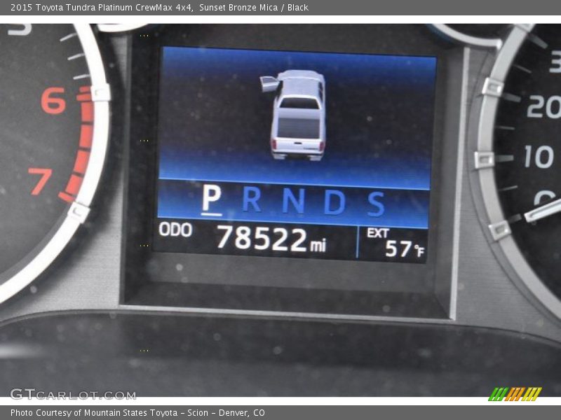 Sunset Bronze Mica / Black 2015 Toyota Tundra Platinum CrewMax 4x4