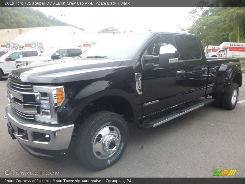 Agate Black / Black 2019 Ford F350 Super Duty Lariat Crew Cab 4x4