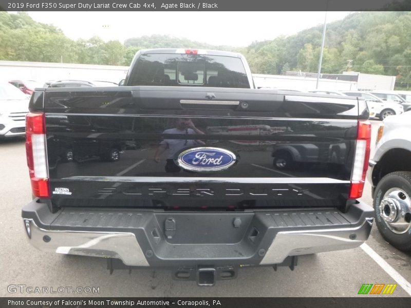 Agate Black / Black 2019 Ford F350 Super Duty Lariat Crew Cab 4x4