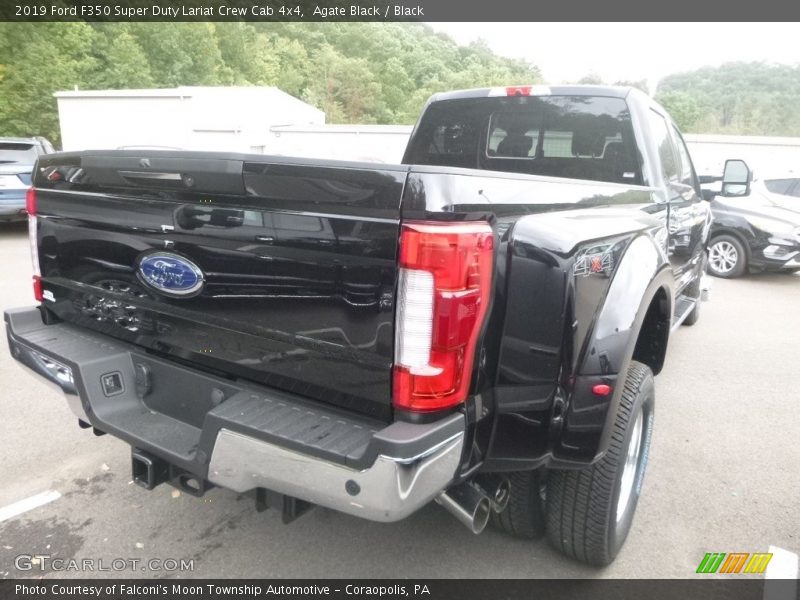 Agate Black / Black 2019 Ford F350 Super Duty Lariat Crew Cab 4x4