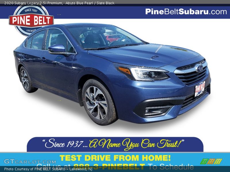 Abyss Blue Pearl / Slate Black 2020 Subaru Legacy 2.5i Premium