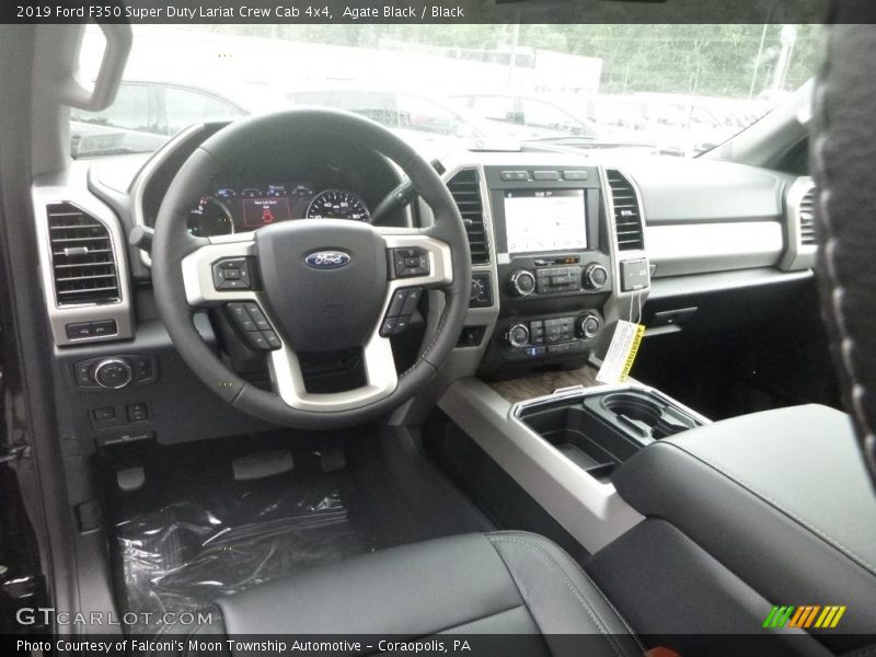  2019 F350 Super Duty Lariat Crew Cab 4x4 Black Interior