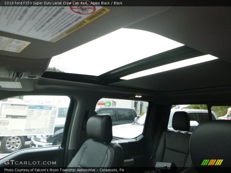 Agate Black / Black 2019 Ford F350 Super Duty Lariat Crew Cab 4x4